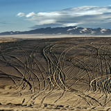 winnemucca sand dunes nevada great basin desert four wheeling tracks